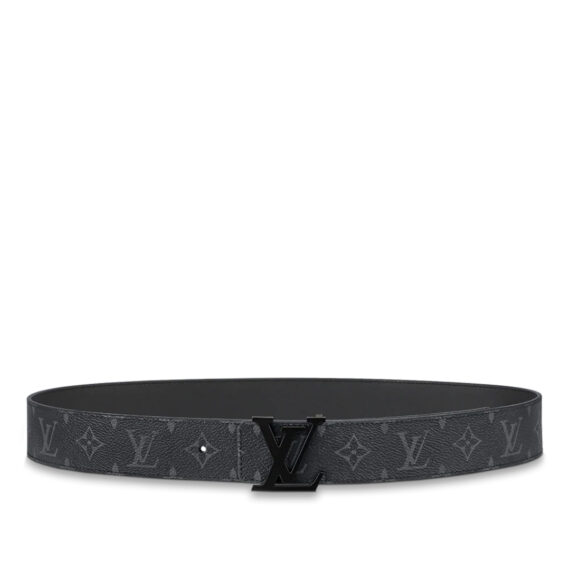 LV Initiales 40MM Matte Black Belt