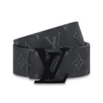 LV Initiales 40MM Matte Black Belt
