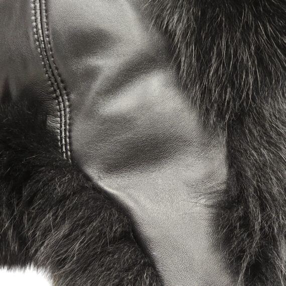Leather Fur Hat