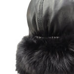 Leather Fur Hat