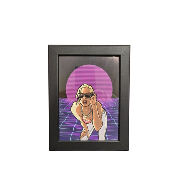 GTA Poster Framed