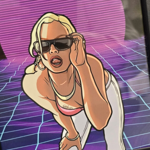 GTA Poster Framed