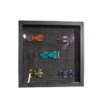 5pcs Hot Wheels Display Case Framed