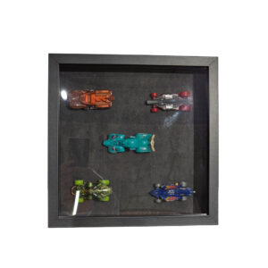 5pcs Hot Wheels Display Case Framed