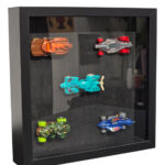 5pcs Hot Wheels Display Case Framed