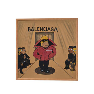 Balenciaga Handmade Painting