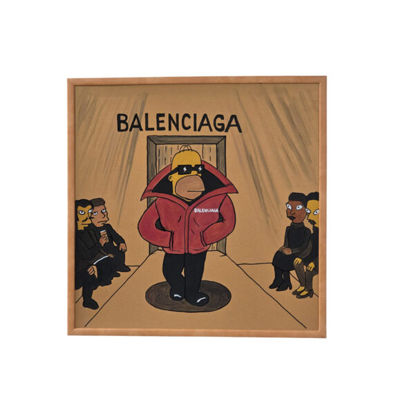 Balenciaga Handmade Painting