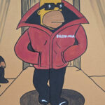 Balenciaga Handmade Painting