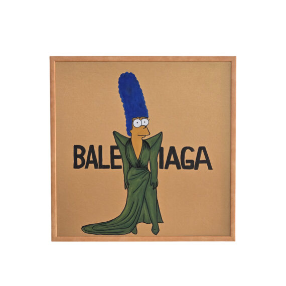 Balenciaga Handmade Painting