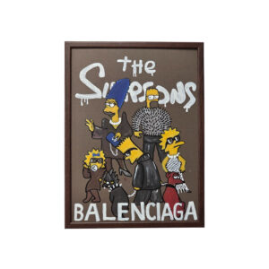 Balenciaga Handmade Painting