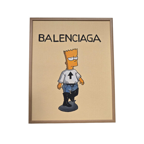Balenciaga Handmade Painting