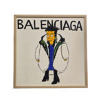 Balenciaga Handmade Painting