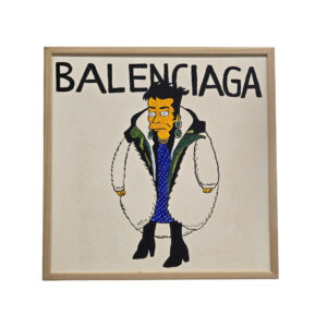 Balenciaga Handmade Painting