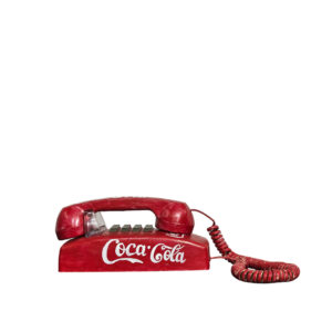 Vintage Coca Cola Snow Globe Phone