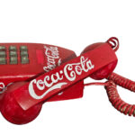 Vintage Coca Cola Snow Globe Phone