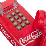 Vintage Coca Cola Snow Globe Phone